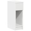 vidaXL Comodini con Cassetto 2 pz Bianco 20x36x60 cm