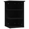 vidaXL Credenza Nera 35x35x55 cm in Legno Multistrato