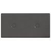 vidaXL Pannelli Murali 12 pz Grigi 30x15 cm in Similpelle 0,54 m&sup2;