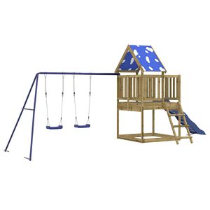 vidaXL Set da Gioco da Esterno in Legno di Pino Impregnato
