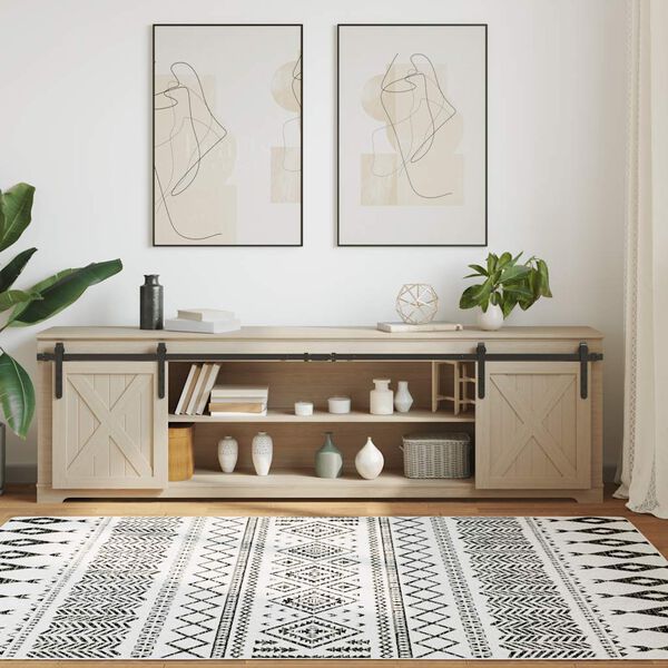 vidaXL Kit Anta Scorrevole Armadio in Acciaio al Carbonio 113 cm