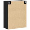 vidaXL Mobile a muro Rovere Nero 69,5 x 34 x 90 cm Legno multistrato