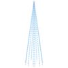 vidaXL Albero di Natale Pennone Blu 310 LED 300 cm