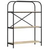 vidaXL Libreria 3 livelli 80 x 30 x 109 cm Legno ingegnerizzato