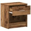 vidaXL Comodino con Cassetto Legno Antico 39x28x41 cm