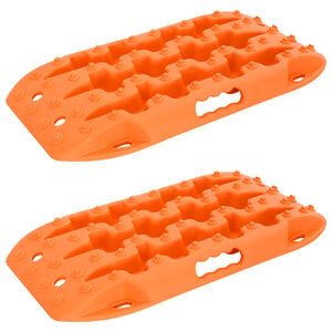vidaXL Pannello di trazione 2 pz Arancione 57,5x30,5x5,5 cm