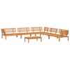 vidaXL Set Divano Pallet da Giardino 6 pz in Legno Massello di Acacia