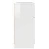 vidaXL Credenza Bianco Lucido 100 x 30 x 65,6 Legno multistrato