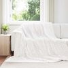 vidaXL Coperte da Pile 6 pcs Bianco 240 x 220 cm Panno