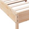 vidaXL Letto senza Materasso 75x190 cm in Legno Massello Pino