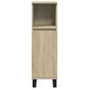 vidaXL Armadietto da Bagno Rovere Sonoma 30x30x100cm Legno Multistrato