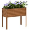 vidaXL Fioriera da giardino 100x45x90 cm in acciaio corten