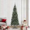 vidaXL Albero di Natale artificiale con 300 LED Verde 210 cm