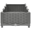 vidaXL Fioriera Rialzata 120x40x23 cm in Polipropilene