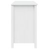 vidaXL Scrivania con Cassetti Hill Bianco 100 x 45 x 74 cm