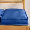 vidaXL Cuscino 6 pcs Blu Reale 40 x 40 x 8 cm Tessuto Oxford