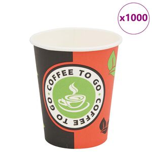 vidaXL Bicchieri da Caff&egrave; Monouso in Carta 1000 pz 240 ml (8 oz)