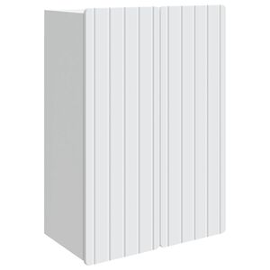 vidaXL Mobiletto a muro Bianco 66 x 34,5 x 92 cm Legno ingegnerizzato