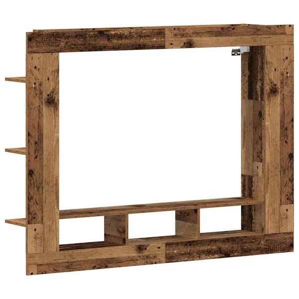 vidaXL Mobile TV Legno vecchio 152 x 22 x 113 cm Legno multistrato