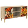 vidaXL Mobile TV GENNEP 102 x 33 x 50 cm Sonoma Legno ingegnerizzato