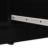 vidaXL Credenza con Cassetti Rovere Nero 100,5x35x76 cm Truciolato