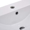 vidaXL Lavabo da Incasso 61x39,5x18,5 cm in Ceramica Bianco