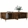 vidaXL Tavolino da Salotto Rovere Fumo 104x60x35 cm Legno Multistrato
