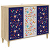 vidaXL Credenza MAINZ Sonoma 102 x 33 x 75 cm Legno ingegnerizzato