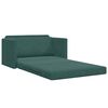 vidaXL Divano letto Verde Scuro 124 x 204 x 61 cm Velluto