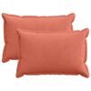 vidaXL Federa 2 pz HOUTEN Rosso Arancio 30 x 50 cm corduroy