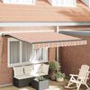 vidaXL Tenda Retrattile Multicolore 300 x 250 cm Tessuto