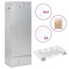 vidaXL Forno Affumicatore BBQ Generatore Fumo Freddo Acciaio Zincato