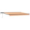 vidaXL Cornice per Tenda Manuale con LED 5 &times; 3,5 m