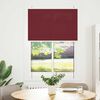 vidaXL Tenda Plissettata Rosso Bordeaux 100x150 cm Larghezza Tessuto