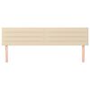 vidaXL Testiere Crema 160x5x78/88 cm in Tessuto