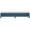 vidaXL Struttura Letto a Rete a Molle Blu Scuro 90x190 cm in Velluto