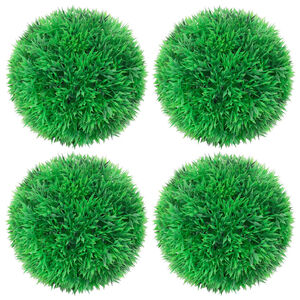 vidaXL Sfere di Bosso Artificiale 4 pz 12 cm