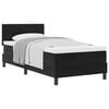 vidaXL Letto a molle con testiera Nero 100 x 200 cm Velluto