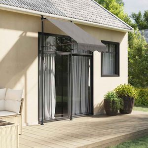 vidaXL Tenda da Sole Retrattile Antracite 100x150 cm Tessuto e Acciaio