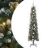 vidaXL Albero di Natale artificiale con 300 LED Verde 210 cm