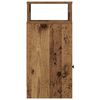 vidaXL Comodini 2 pz con Cassetto Legno Antico 25x31x66 cm