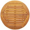 vidaXL Set bistrot 3 pcs Olio Naturale Legno di Acacia Massello