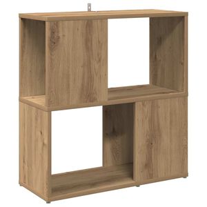 vidaXL Libreria Rovere Artigianale 60x24x63 cm Legno Multistrato