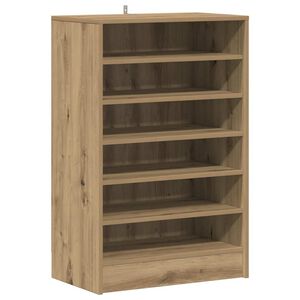 vidaXL Scarpiera Rovere Artigianale 60x35x92 cm in Legno Multistrato