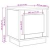 vidaXL Armadio da Notte 2 pcs Legno vecchio 44 x 34,5 x 45 cm