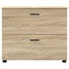 vidaXL Mobile da Bagno con cassetto Rovere Sonoma 76,5 x 35 x 64 cm