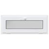 vidaXL Finestra Seminterrato RISOR 100x40 cm Tilt 3 Vetri Bianco