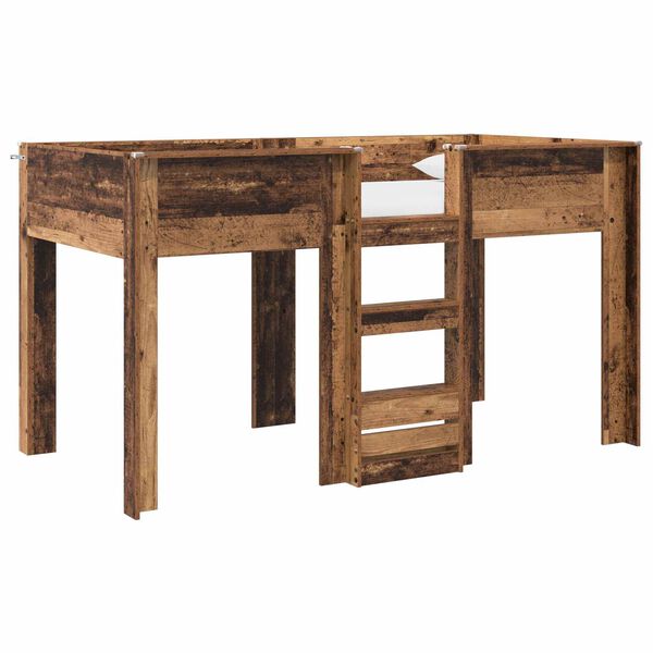 vidaXL Letto a Castello per Bambini Legno vecchio 100 x 200 cm
