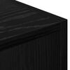 vidaXL Credenza Rovere Nero 90 x 30 x 90 cm