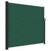 vidaXL Tenda da Sole Laterale Retrattile Verde Scuro 180x300 cm